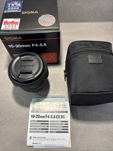 Sigma 20mm 5 6 dc - sigma, ex