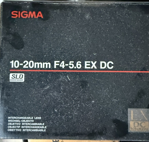 Sigma 20mm 6 ex dc - sigma,